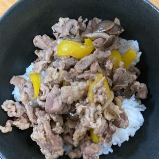 豚肉揉み込み丼